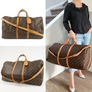 💎✨BEAUTIFUL✨💎Authentic Louis Vuitton Monogram Keep All Bandouliere 60